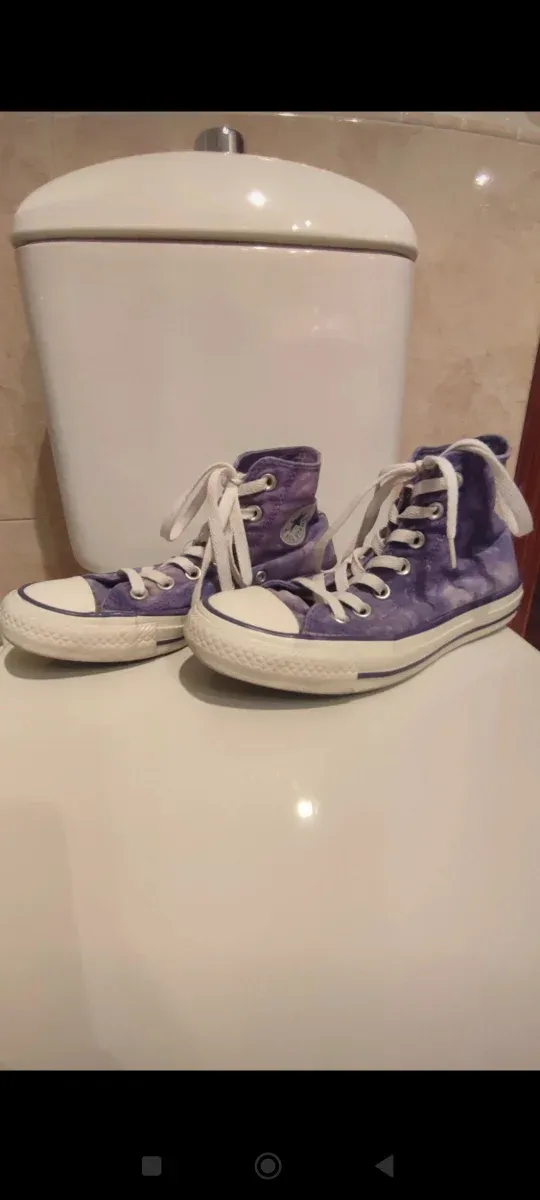 Zapatillas Converse Altas Moradas