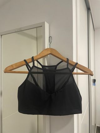 Top Negro Transparente