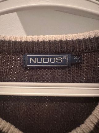 Jersey NUDOS gris rayas