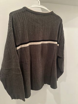 Jersey NUDOS gris rayas