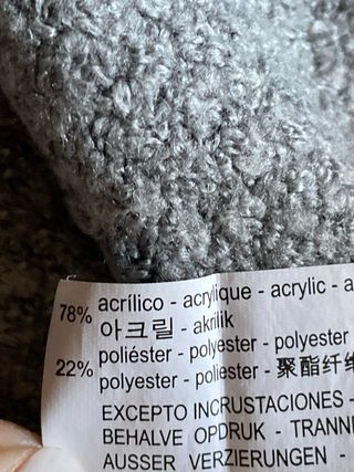 Jersey Stradivarius Gris Perlas Talla M