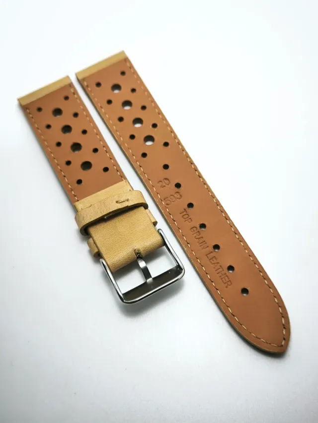 Correa Reloj Racing Dakota 20mm En Piel Top Grain