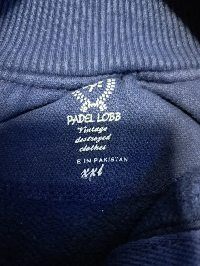 Sudadera azul hombre Padel lobb #9