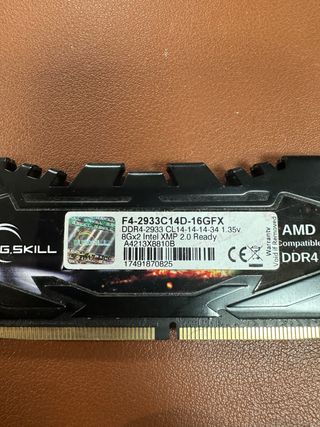 G.Skill Flare X DDR4 1X8GB 2933mhz#870825