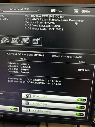 G.Skill Flare X DDR4 1X8GB 2933mhz#870825