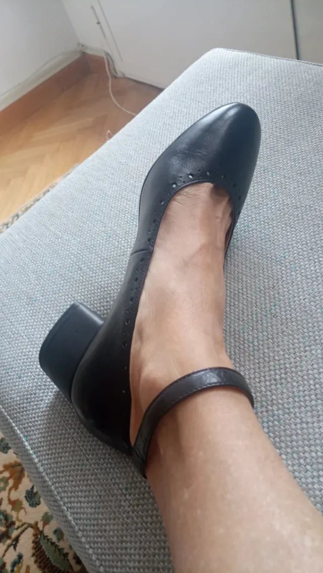Zapatos de piel negros