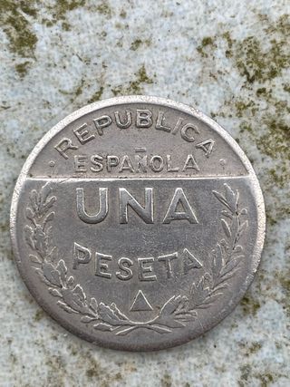 Moneda 1 Peseta 1937 República Española