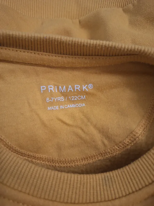 Sudadera infantil Have Fun amarilla