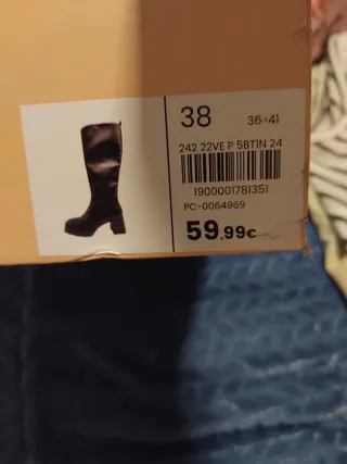 Botas altas negras con plataforma