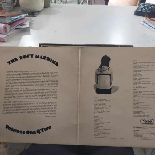 LP The Soft Machine - Volumi Uno & Due