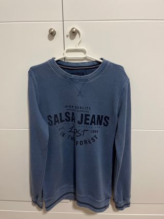 Sudadera Salsa Jeans Talla S Azul