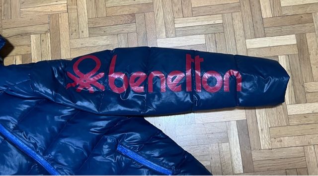 Plumas Benetton Niño Azul Talla 10/12