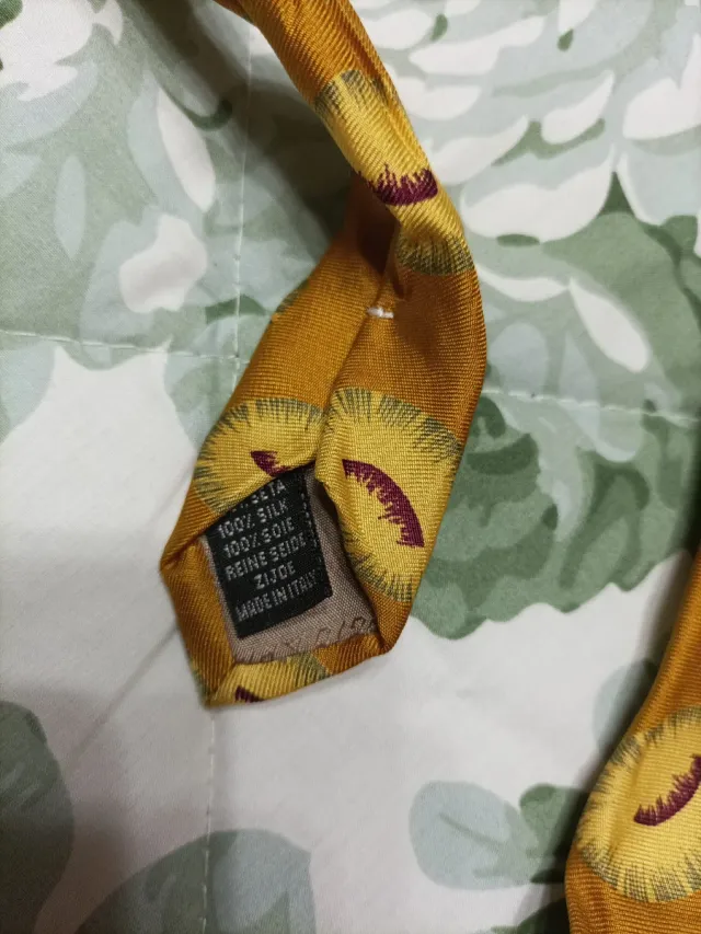 Lotto 3 cravatte vintage anni '90 seta