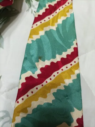 Lotto 3 cravatte vintage anni '90 seta