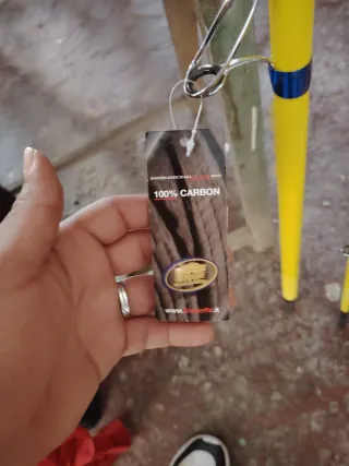 Cañas de pescar de carbón 100%