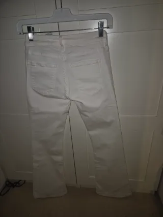 Zara Jeans Campana Blancos