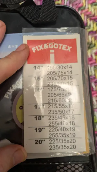 Cadenas de tela Snovit Fix&GoTex Talla I