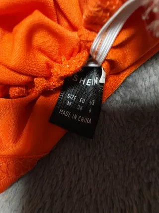 Camiseta sin mangas naranja