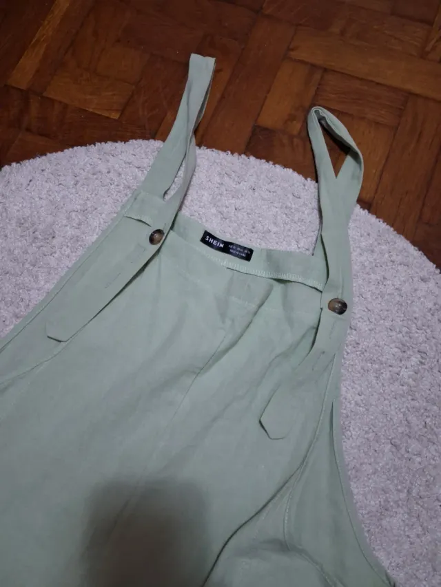 Mono SHEIN verde algodón