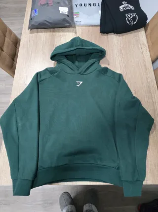 Sudadera Verde Talla L Gymshark