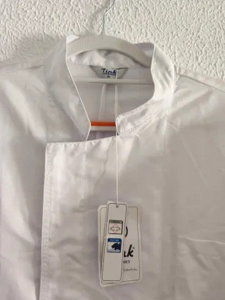 Camisa uniforme trabajo blanca