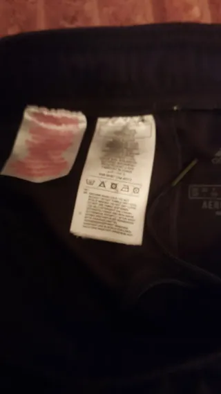 Pantalón Adidas Talla L Negro/Azul