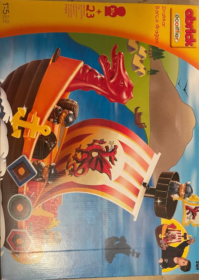 Barco Vikingo Drakkar Ecoiffier 23 piezas