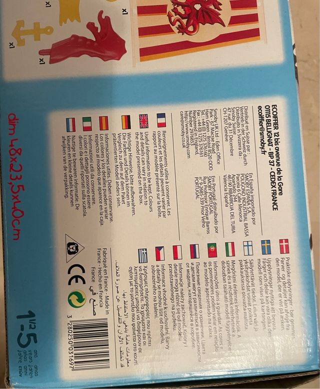 Barco Vikingo Drakkar Ecoiffier 23 piezas