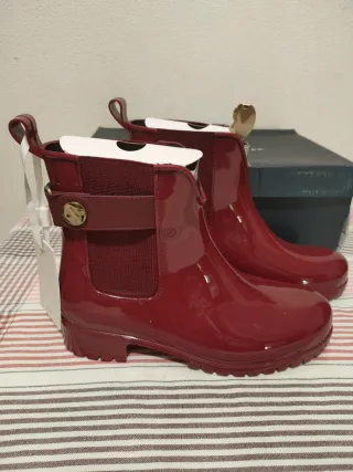 Botas Tommy Hilfiger Talla 36 Granate