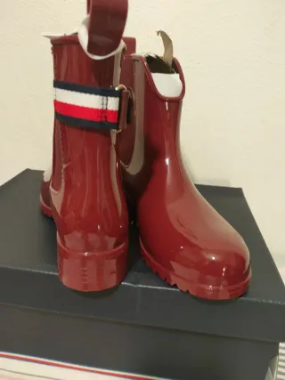 Botas Tommy Hilfiger Talla 36 Granate