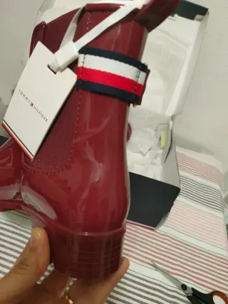 Botas Tommy Hilfiger Talla 36 Granate