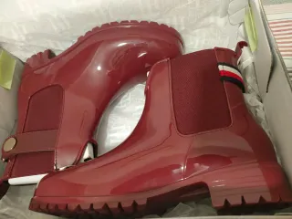 Botas Tommy Hilfiger Talla 36 Granate