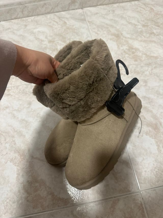 Botas de ante con forro de pelo