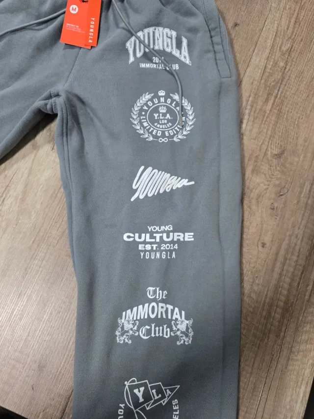 Pantalones deportivos YOUNGLA grises