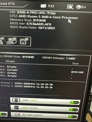Corsair Vengeance DDR4 RAM 1X8GB 3000mhz #896110