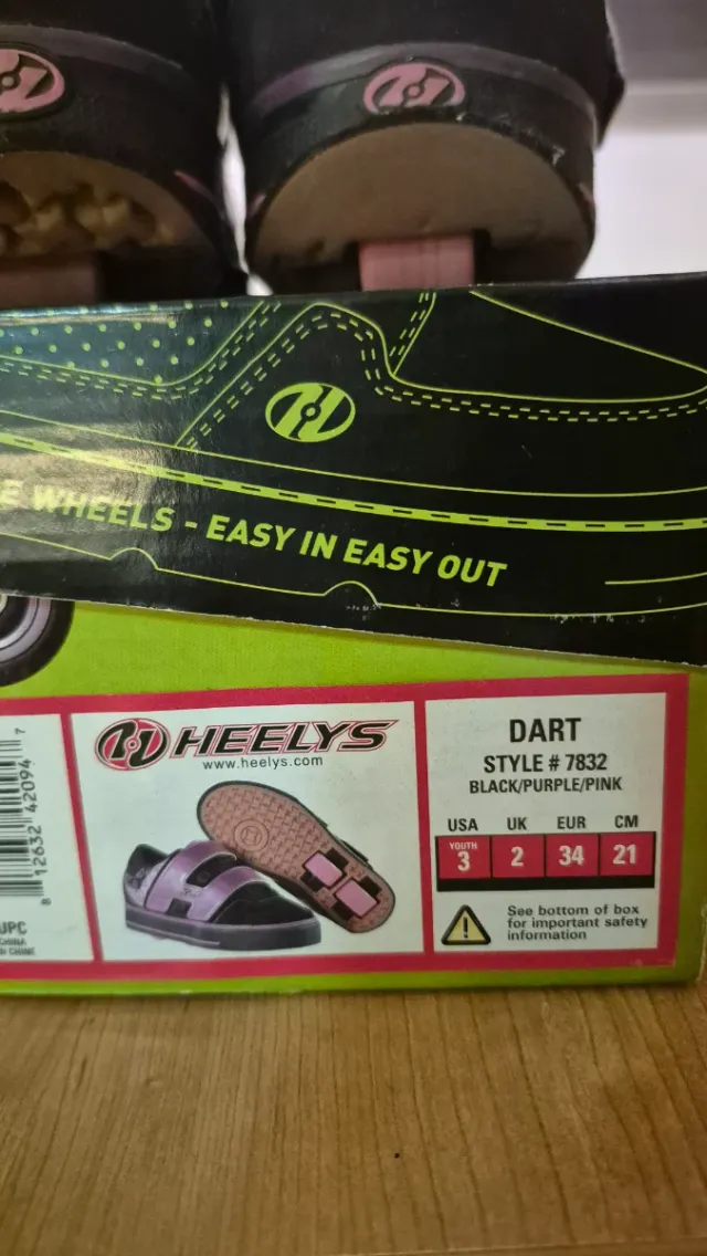 Heelys X2 Bambas con Ruedas Morado Negro