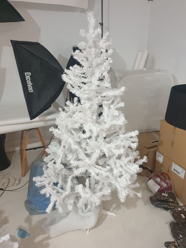 Árbol Navidad Barbie Rosa y Blanco