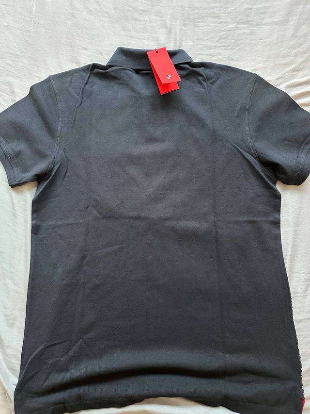 Camisa Polo Carolina Herrera Negra y Gris