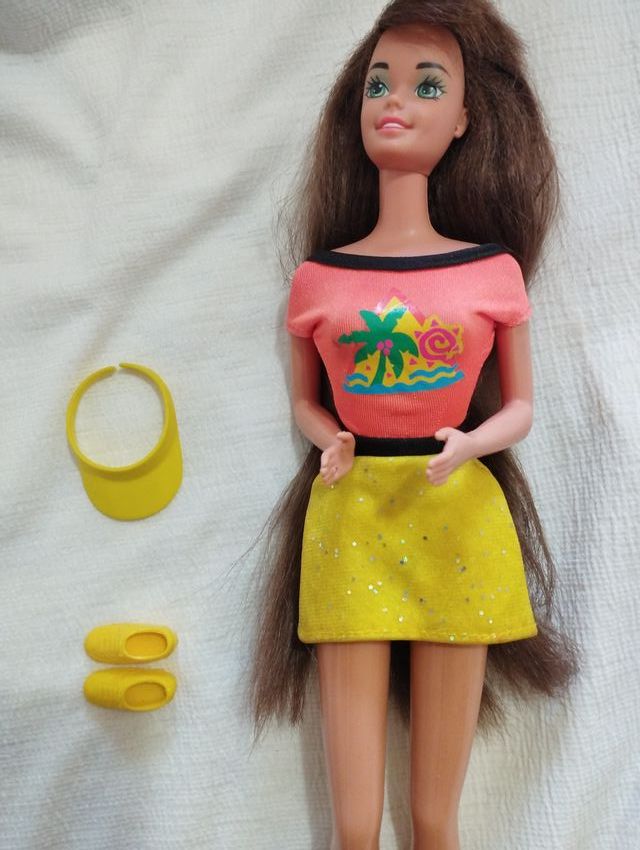 Barbie 1993 Glitter Hair barbie Vintage años 90