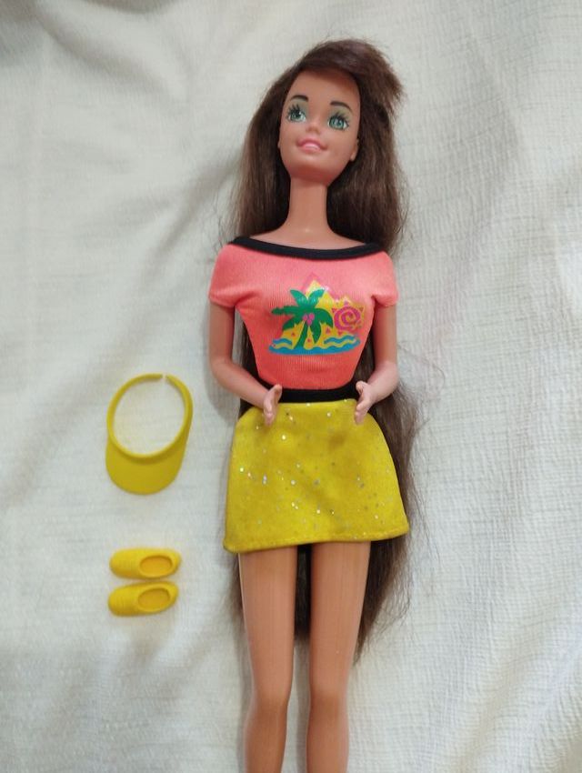 Barbie 1993 Glitter Hair barbie Vintage años 90