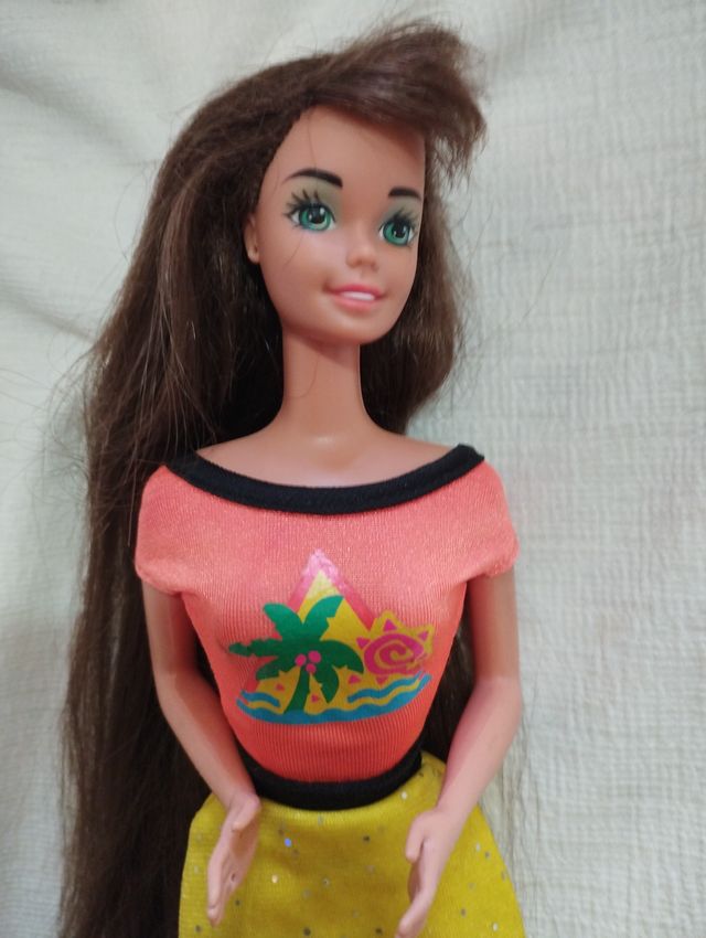 Barbie 1993 Glitter Hair barbie Vintage años 90
