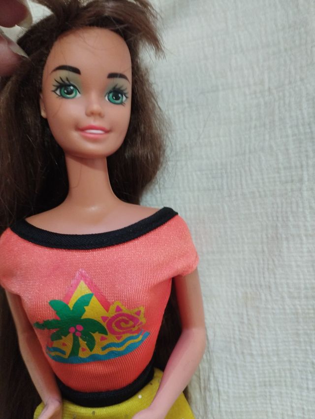 Barbie 1993 Glitter Hair barbie Vintage años 90