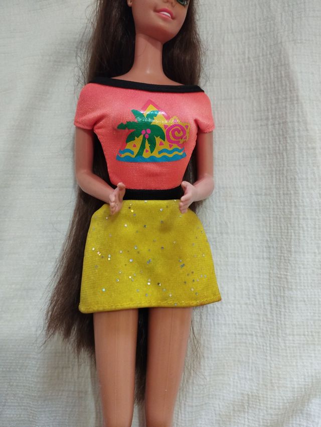 Barbie 1993 Glitter Hair barbie Vintage años 90