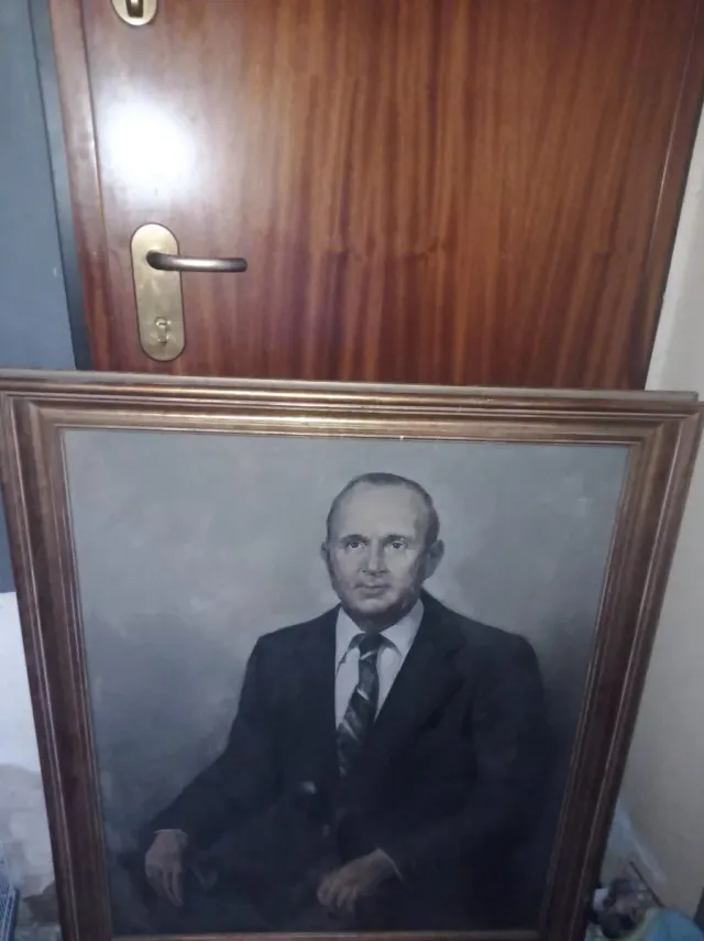 Cuadro Retrato Hombre Clásico