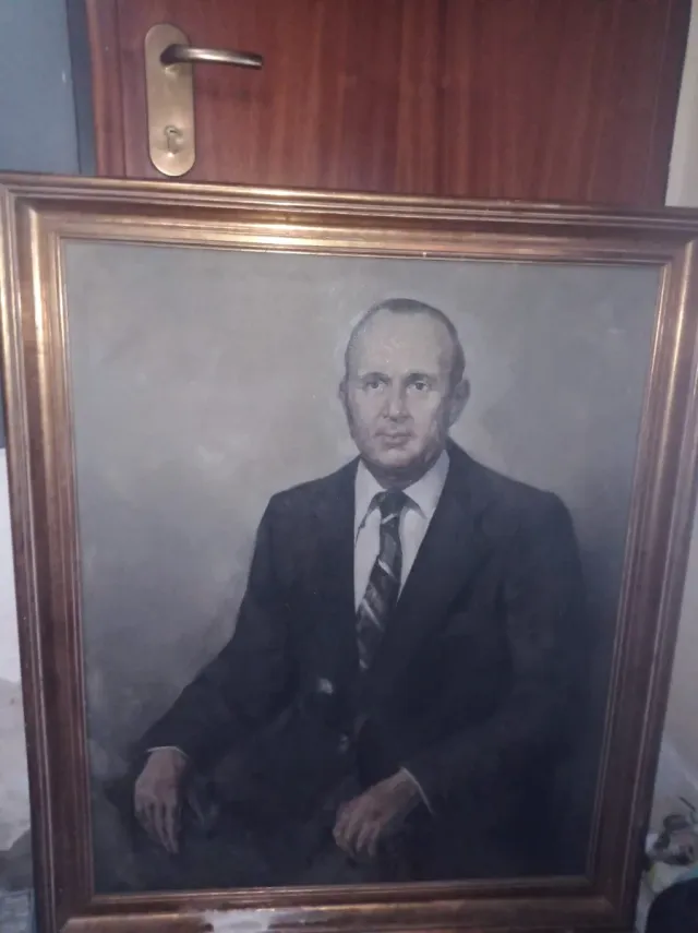 Cuadro Retrato Hombre Clásico