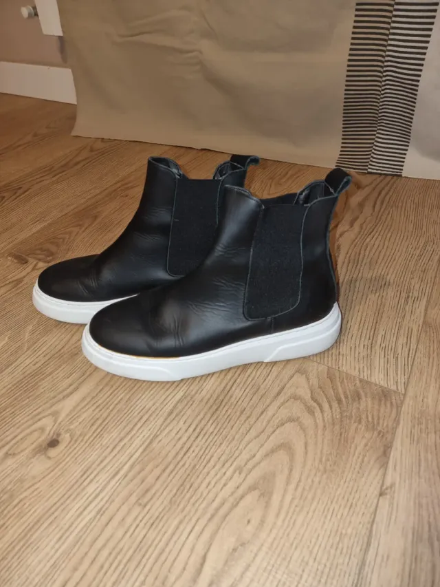 Botas Chelsea Mujer Negras