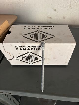 Puntas de Hierro Camacho 3 Kilos