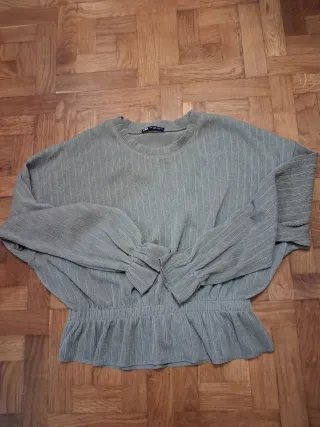 Jersey Zara Verde Oliva Talla M