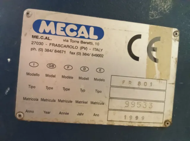 Fresadora Copiadora Mecal FR-801