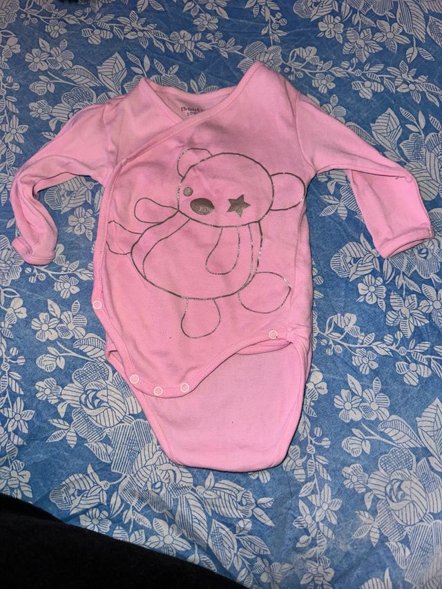Body Bout'chou rosa oso